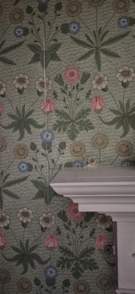 Wallpaper from Beatrix Potter's House I photographed on a recent visit