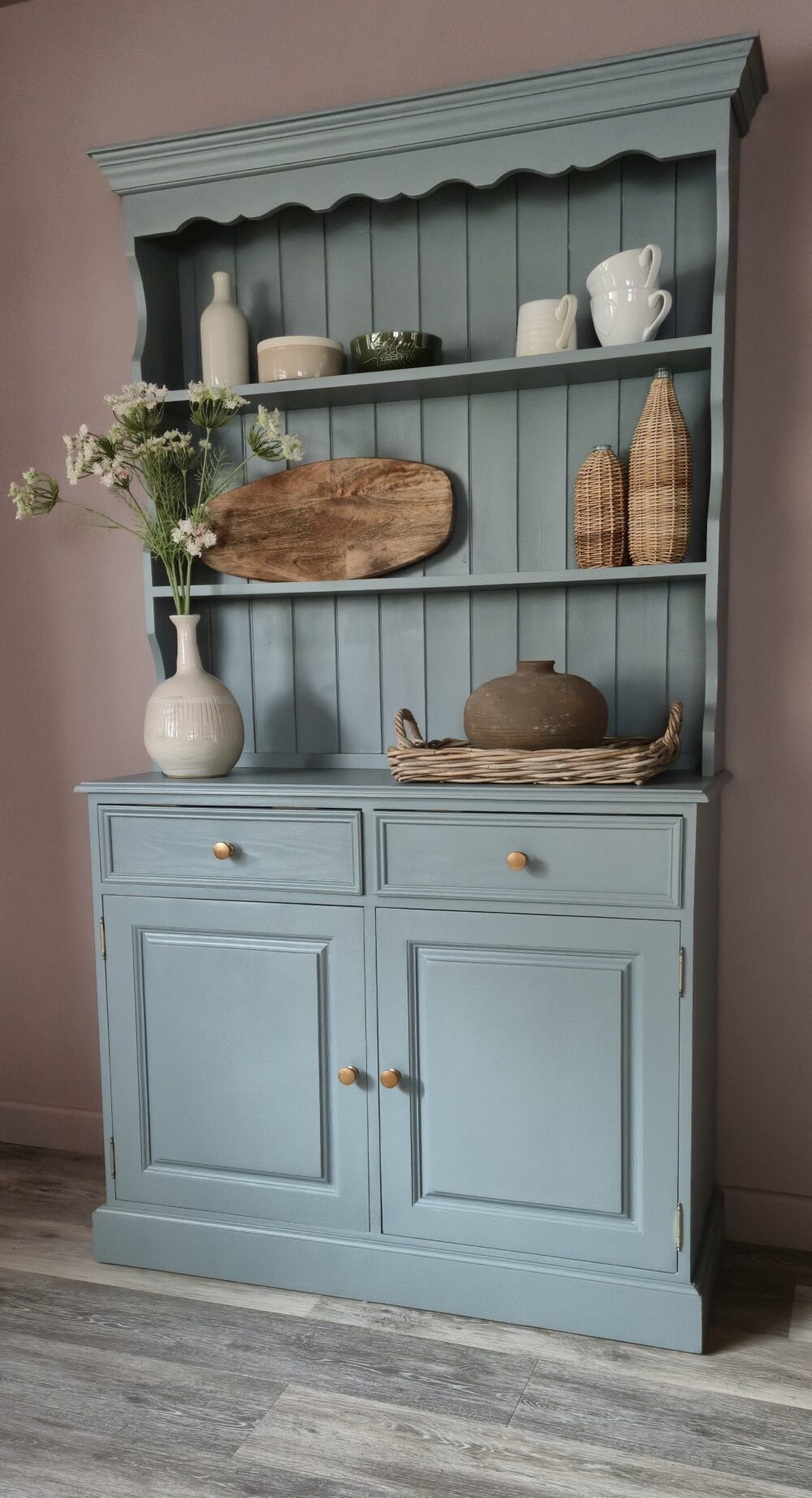 Hand Painted Dresser In Little Greene Livid - Annemarie's Madhouse